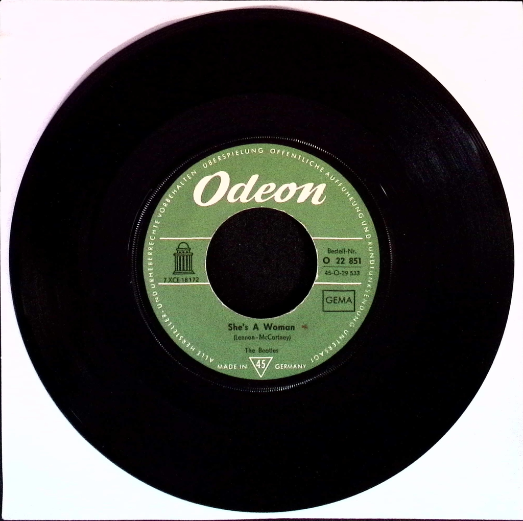 The Beatles - I Feel FIne / She's A Woman (Germany)