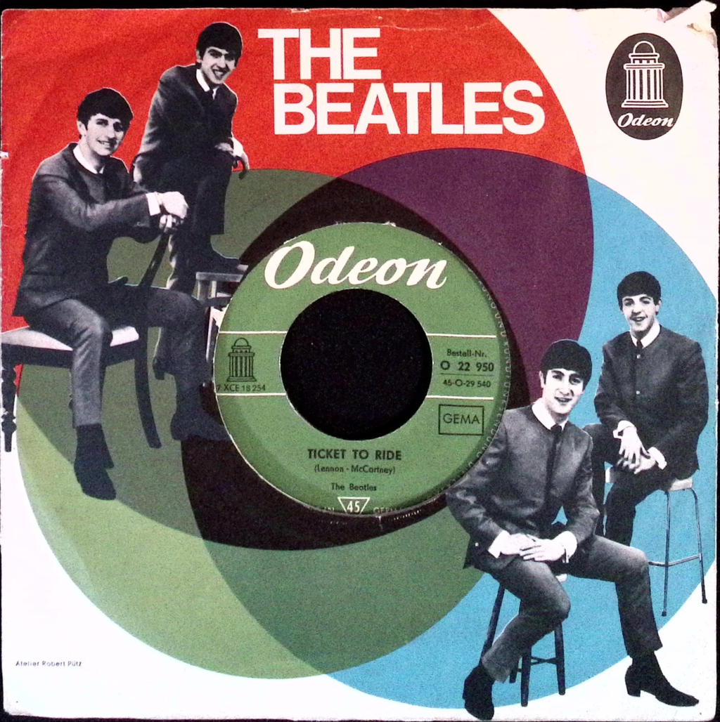The Beatles - Ticket To Ride / Yes It Is (Germany)