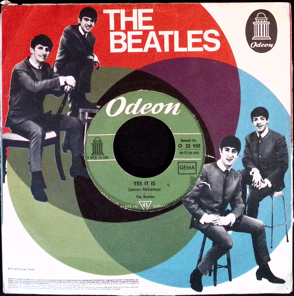 The Beatles - Ticket To Ride / Yes It Is (Germany)