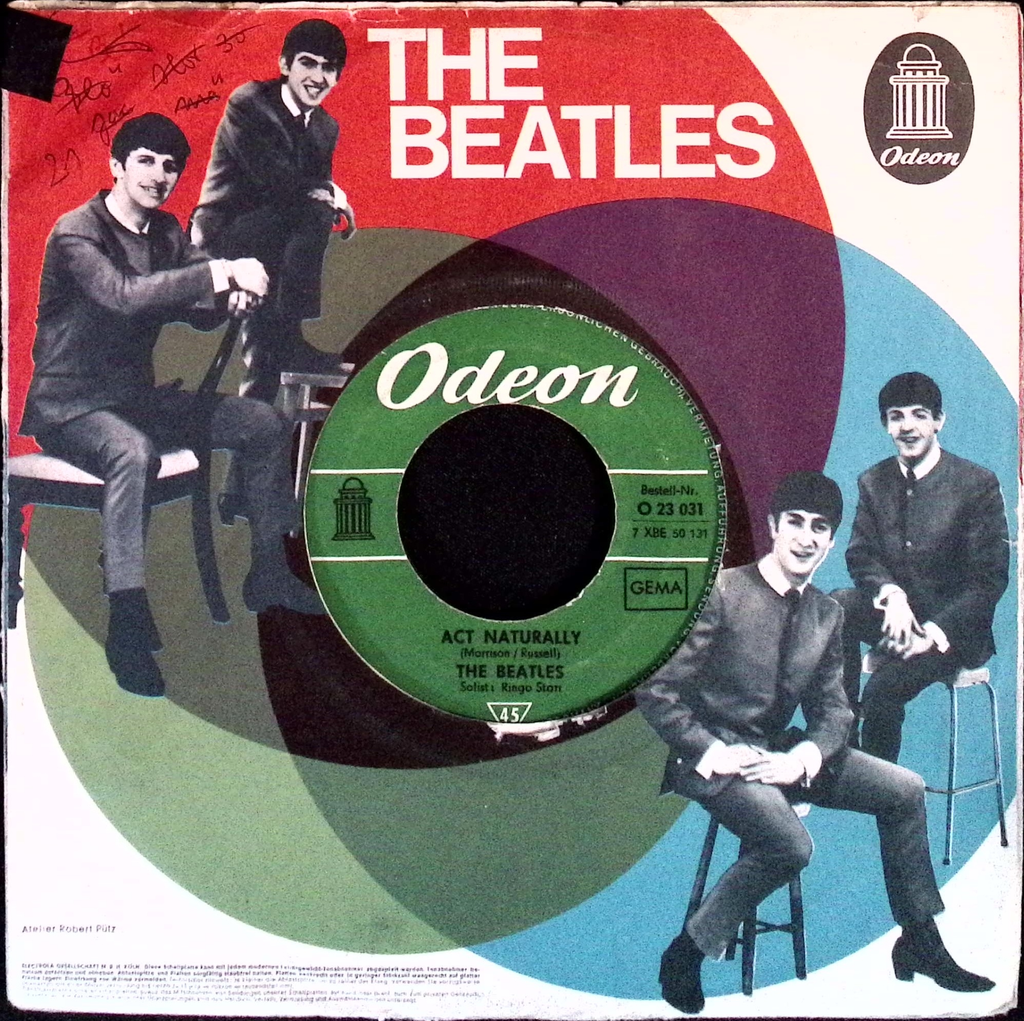The Beatles - Act Naturally / Yesterday (Germany)