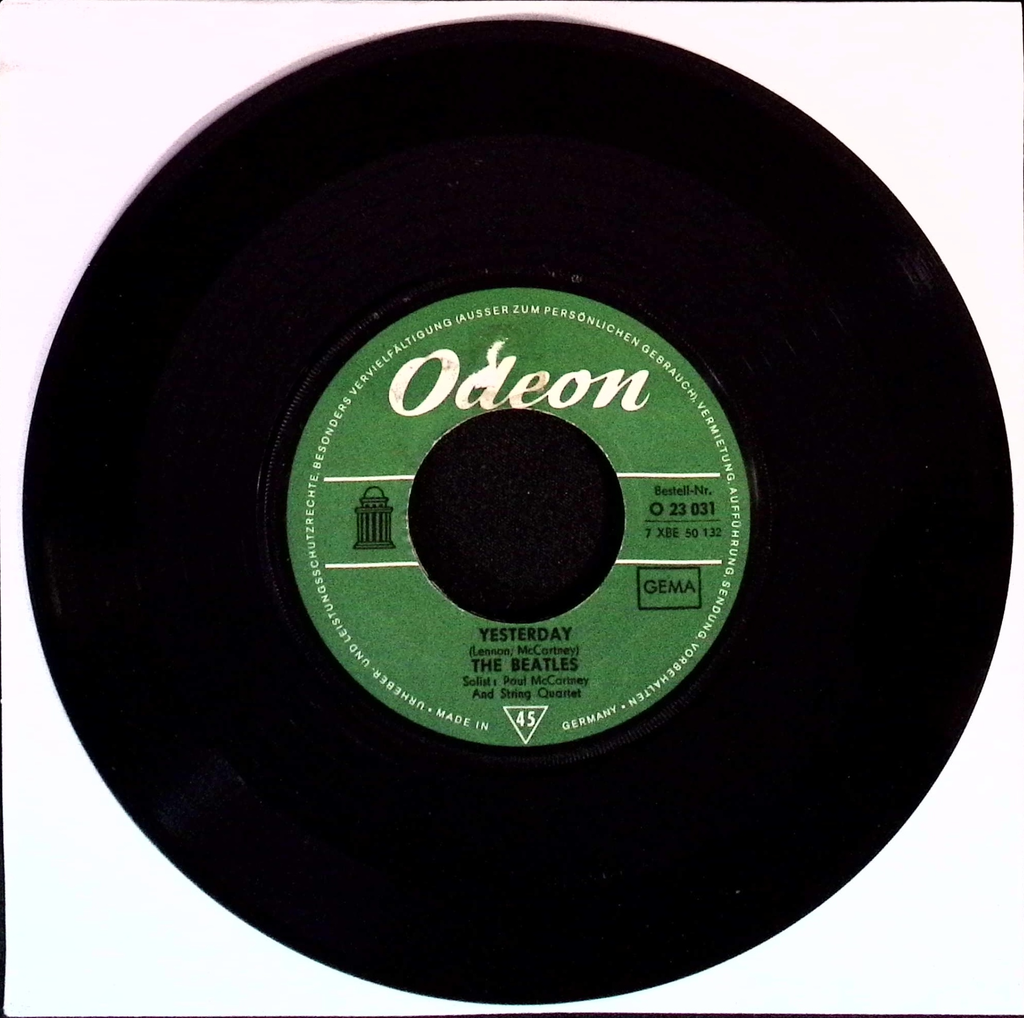The Beatles - Act Naturally / Yesterday (Germany)