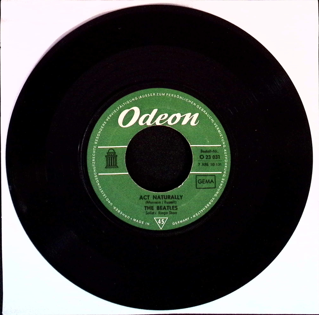 The Beatles - Act Naturally / Yesterday (Germany)