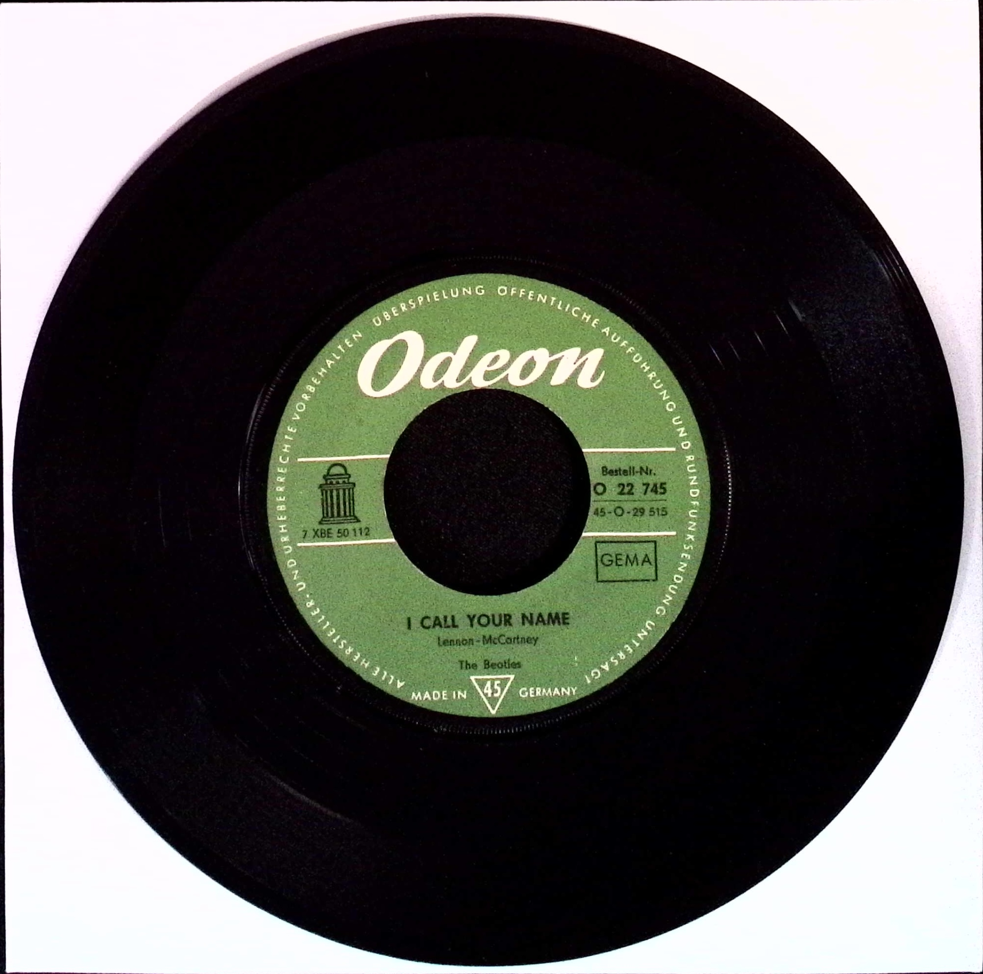 The Beatles - Long Tall Sally / I Call Your Name (Germany)