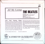 The Beatles - All My Loving (Denmark)