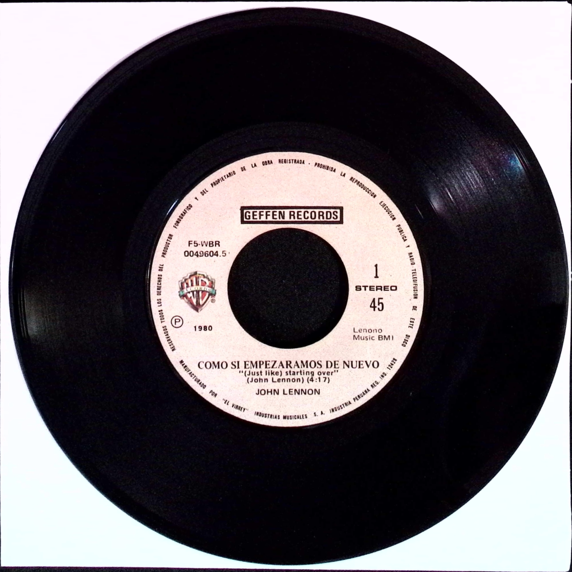 John Lennon - (Just Like) Starting over (Peru)