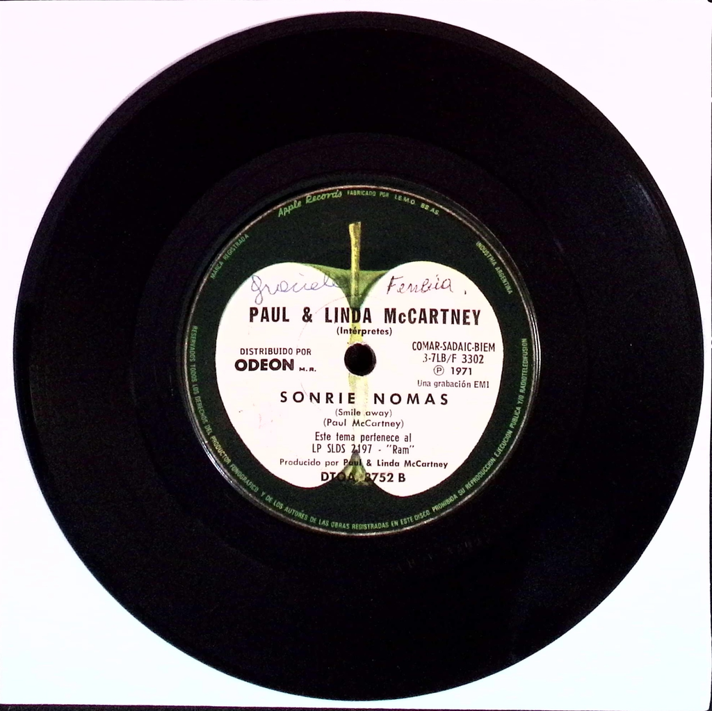 Paul Mccartney - Eat At Home / Smile Away (Argentina)