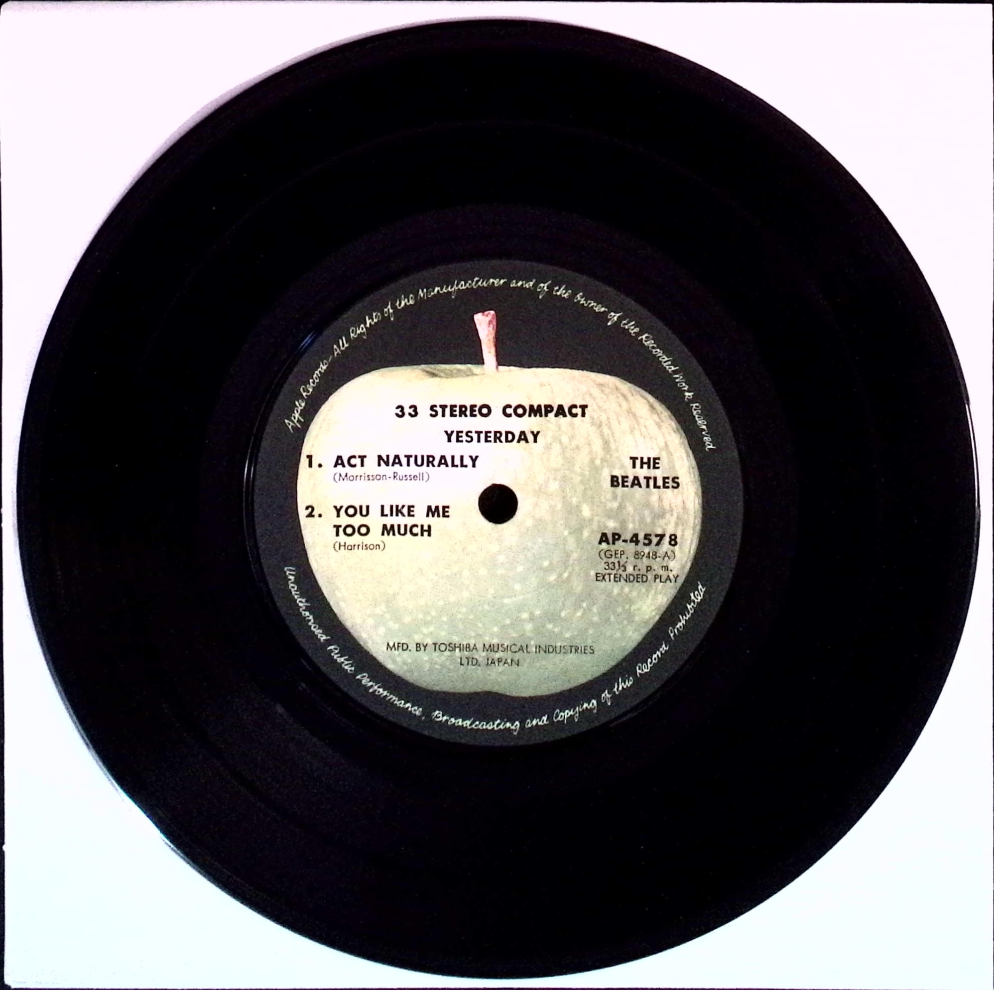 The Beatles - Yesterday (Japan)