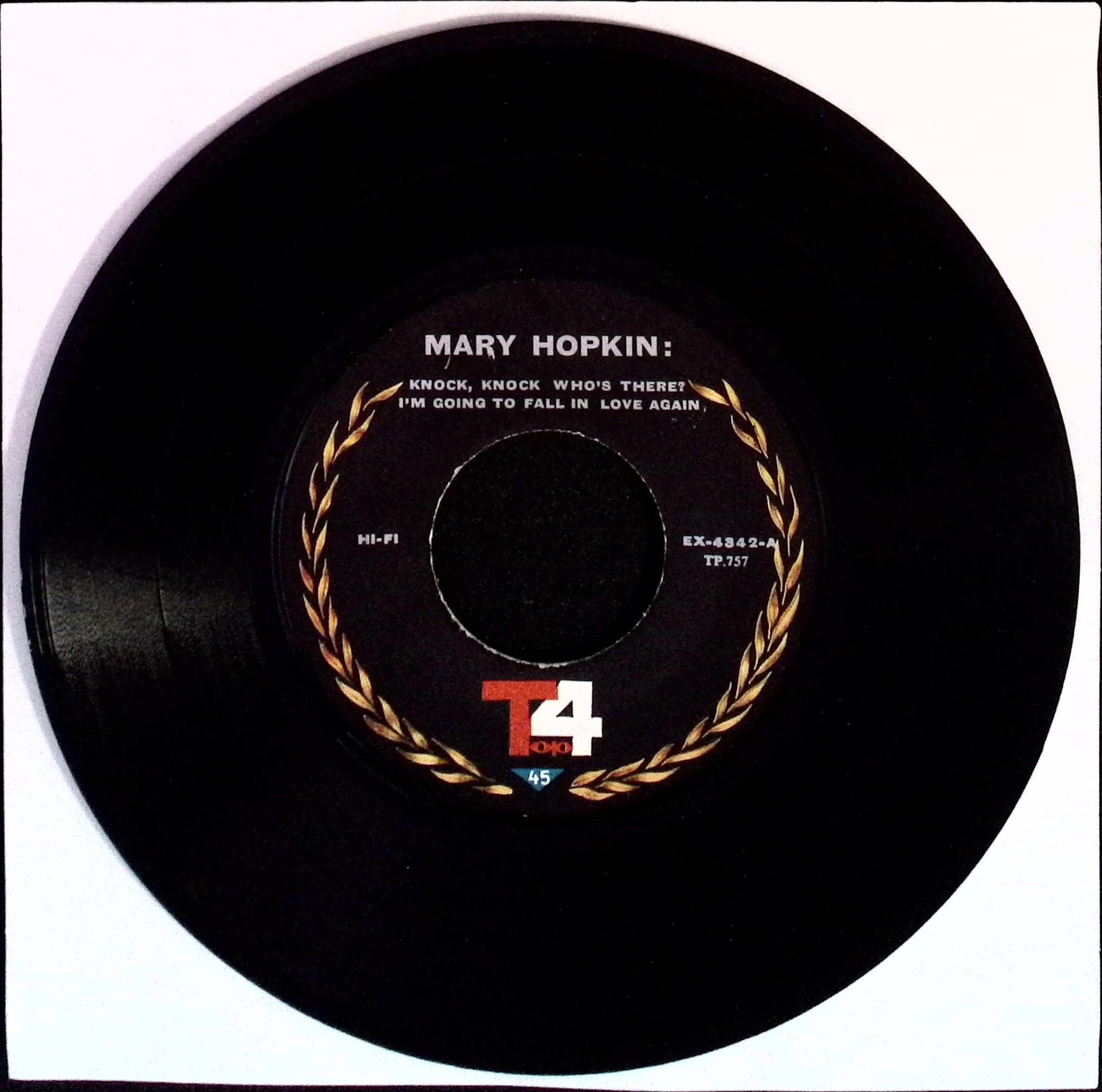 The Beatles - Let It Be / You Know My Name b/w Mary Hopkin: Knock Knock Who's There / I'm Going To Fall In Love Again (Iran)