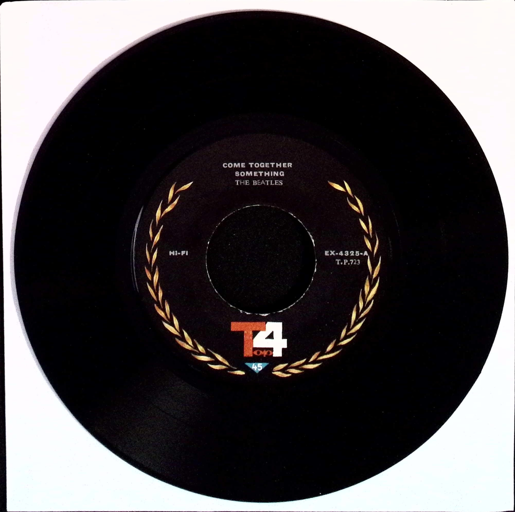 The Beatles - Come Together / Something b/w The Guess Who: Laughing / The Steam: Na Na Hey hey Kiss Him Goodbye (Iran)