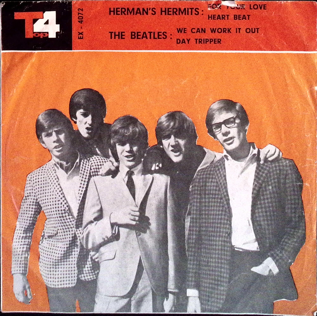 The Beatles - For Your Love / Heart Beat b/w The Beatles We Can Work It Out / Day Tripper (Iran)