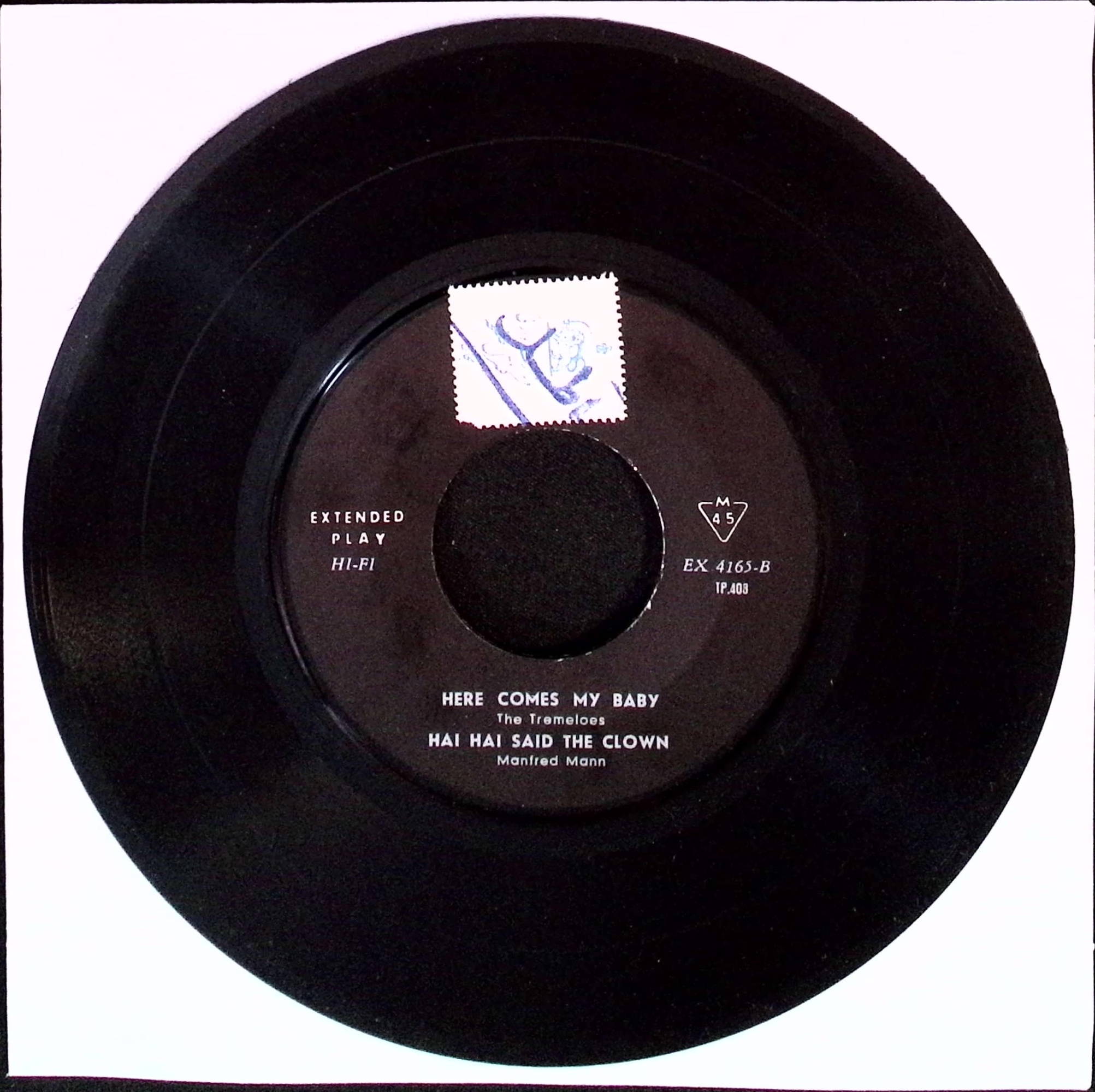 The Beatles - The Beatles: Penny Lane / The Rolling Stones: Ruby Tuesday b/w The Tremeloes: Here Comes My Baby / Manfred Mann: Ha Ha Said The Clown (Iran)