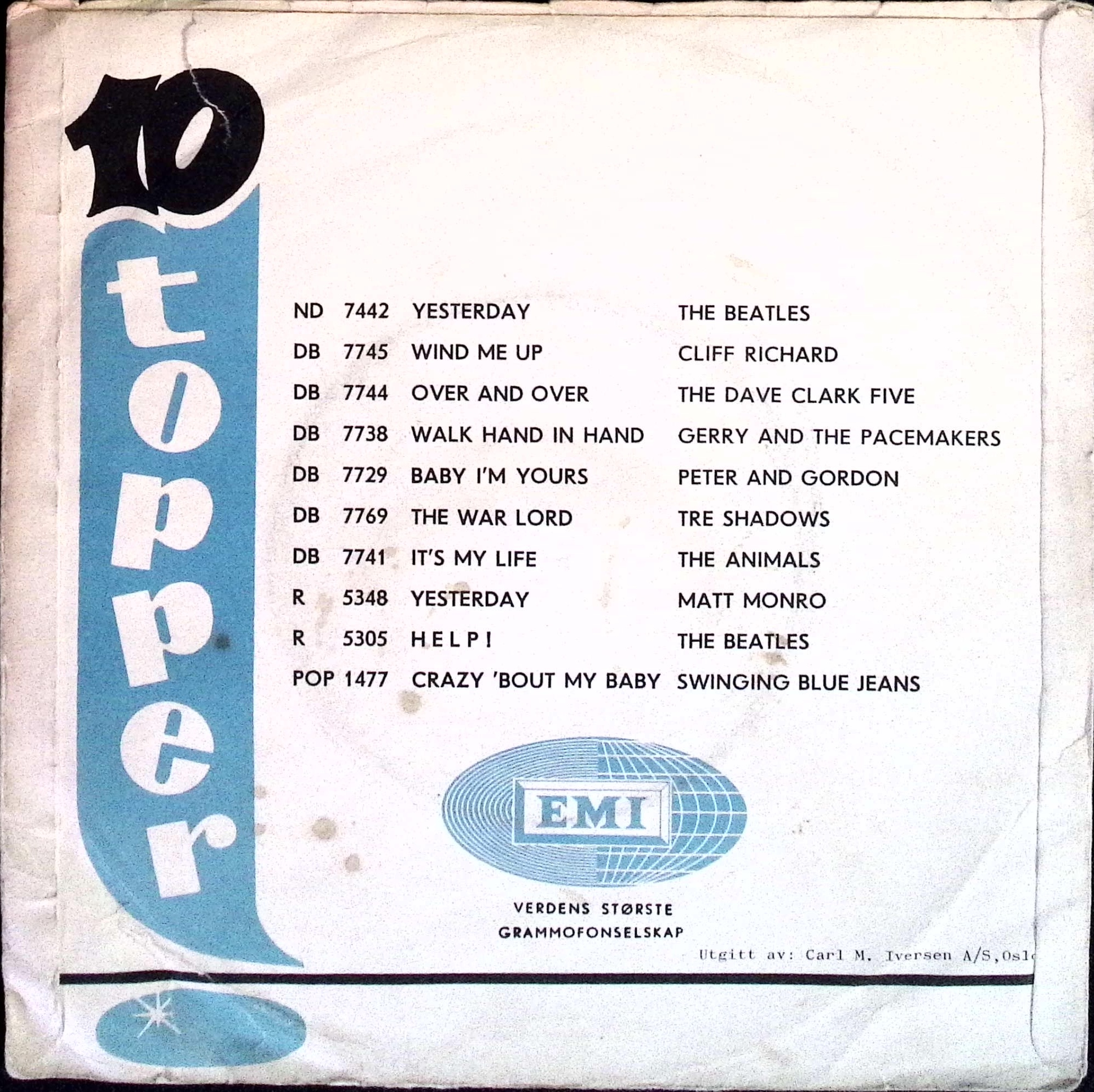 The Beatles - Michelle / Girl (Norway)