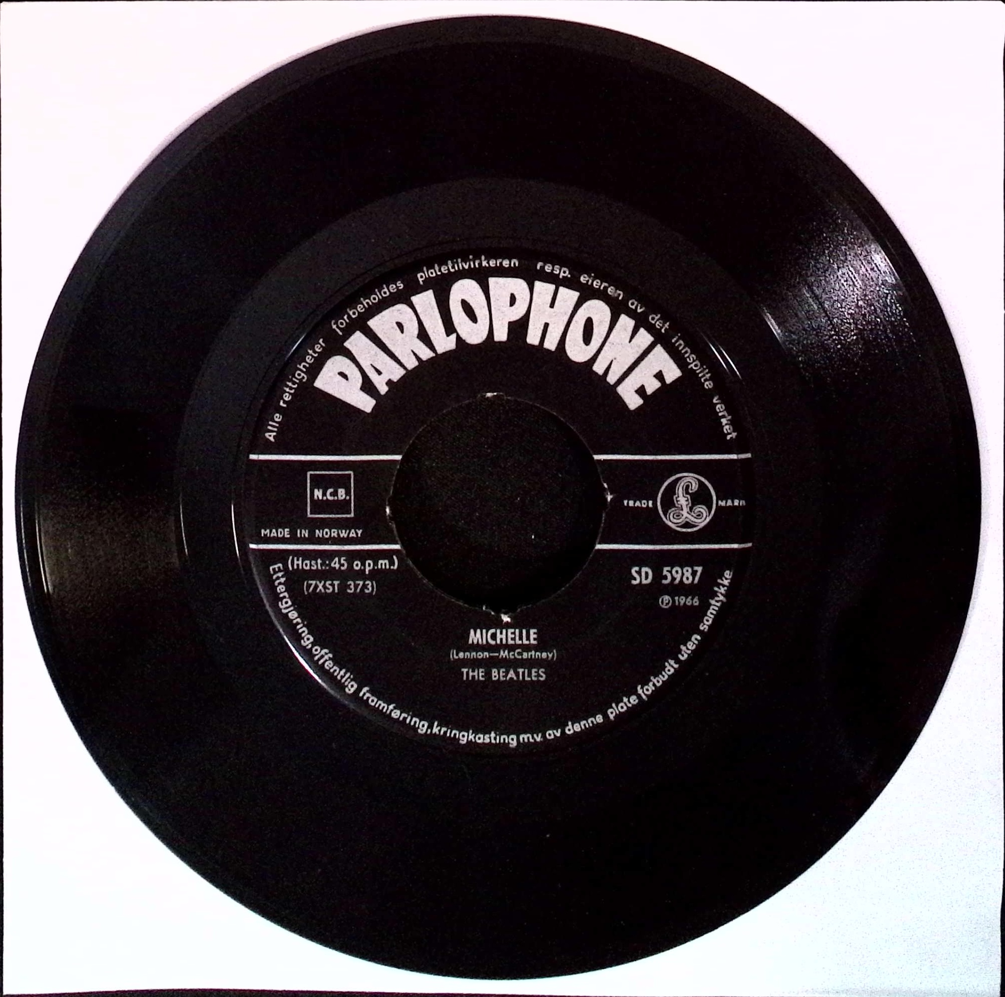 The Beatles - Michelle / Girl (Norway)