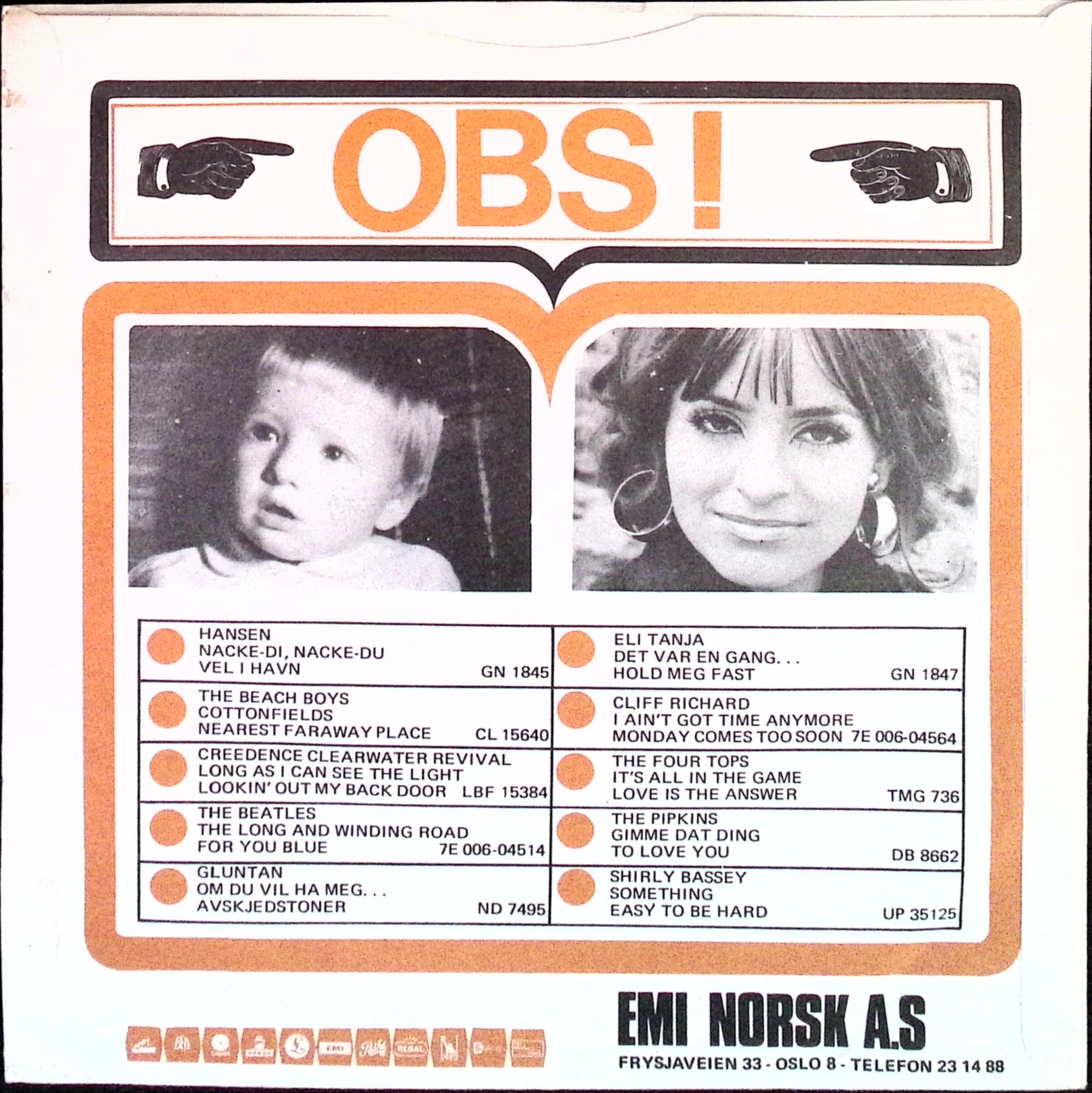 Mary Hopkin - Think About Your Children (Norway)