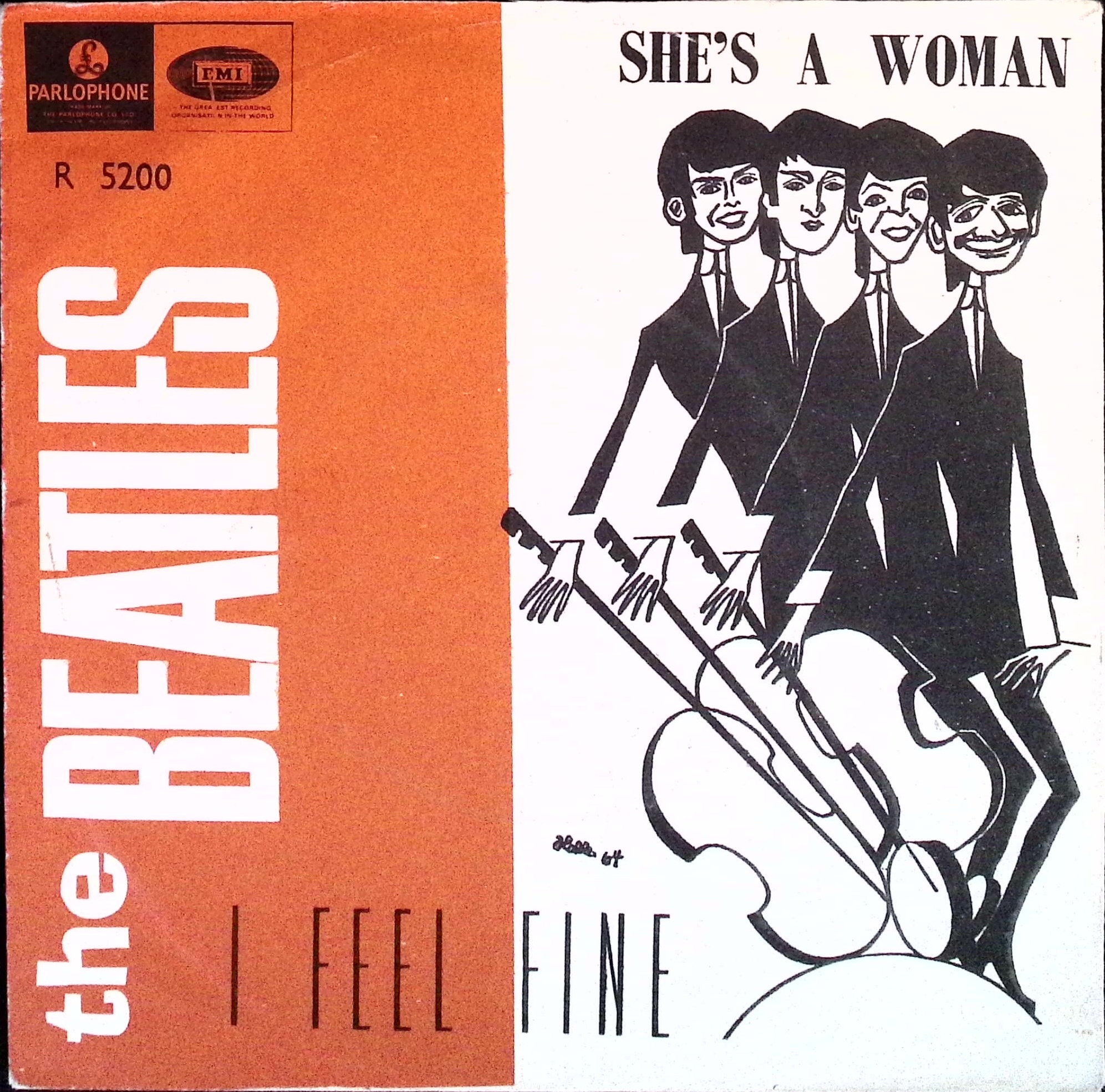 The Beatles - I Feel Fine / She's A Woman (Norway)