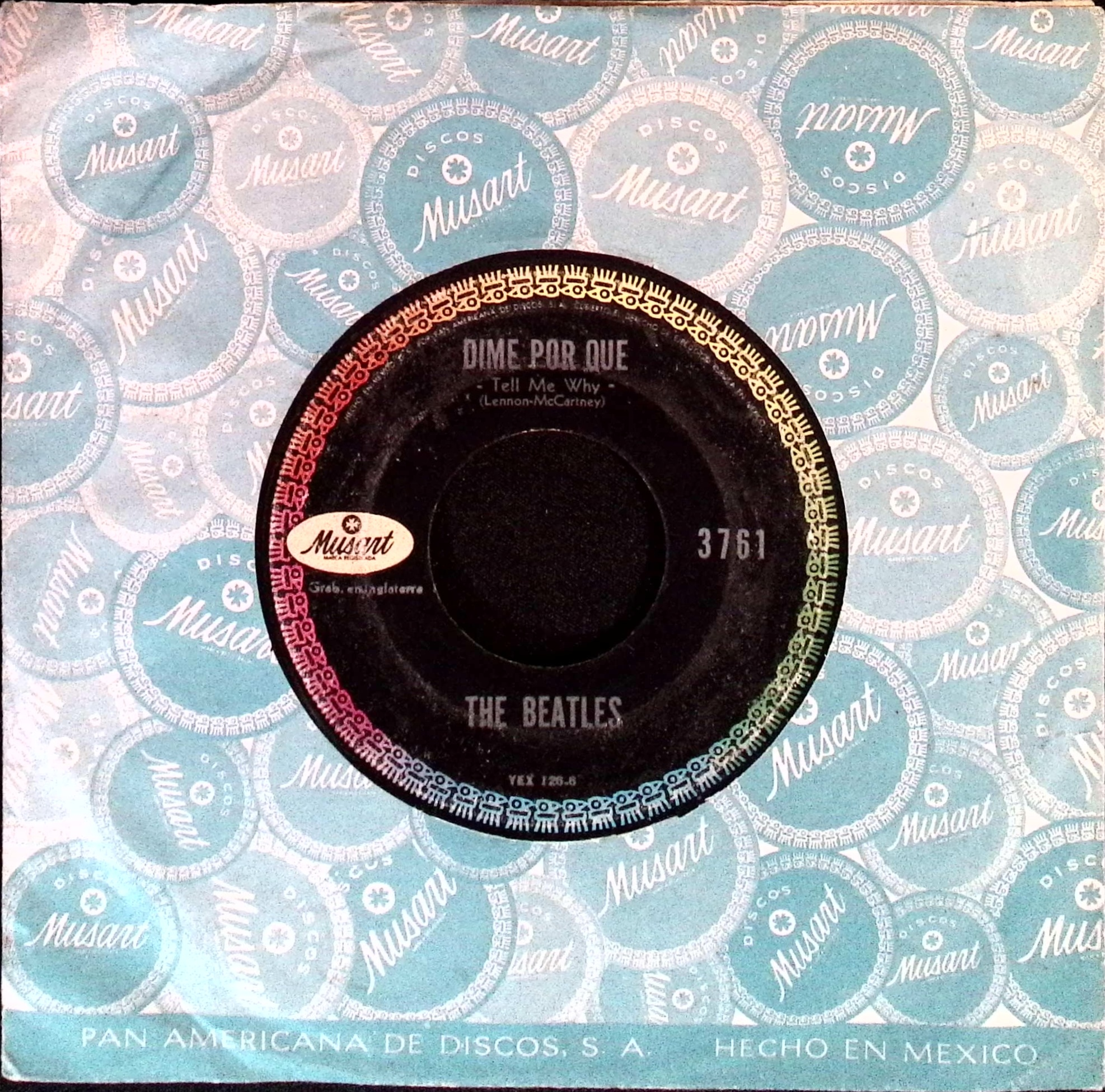 The Beatles - And I Love Her / Tell Me Why (Mexico)