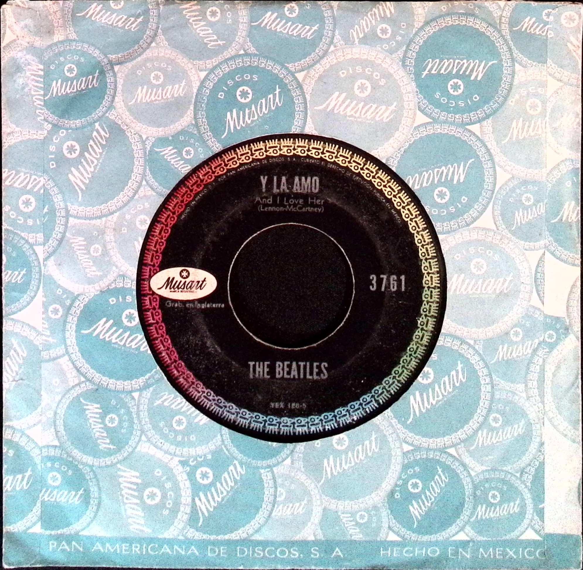 The Beatles - And I Love Her / Tell Me Why (Mexico)