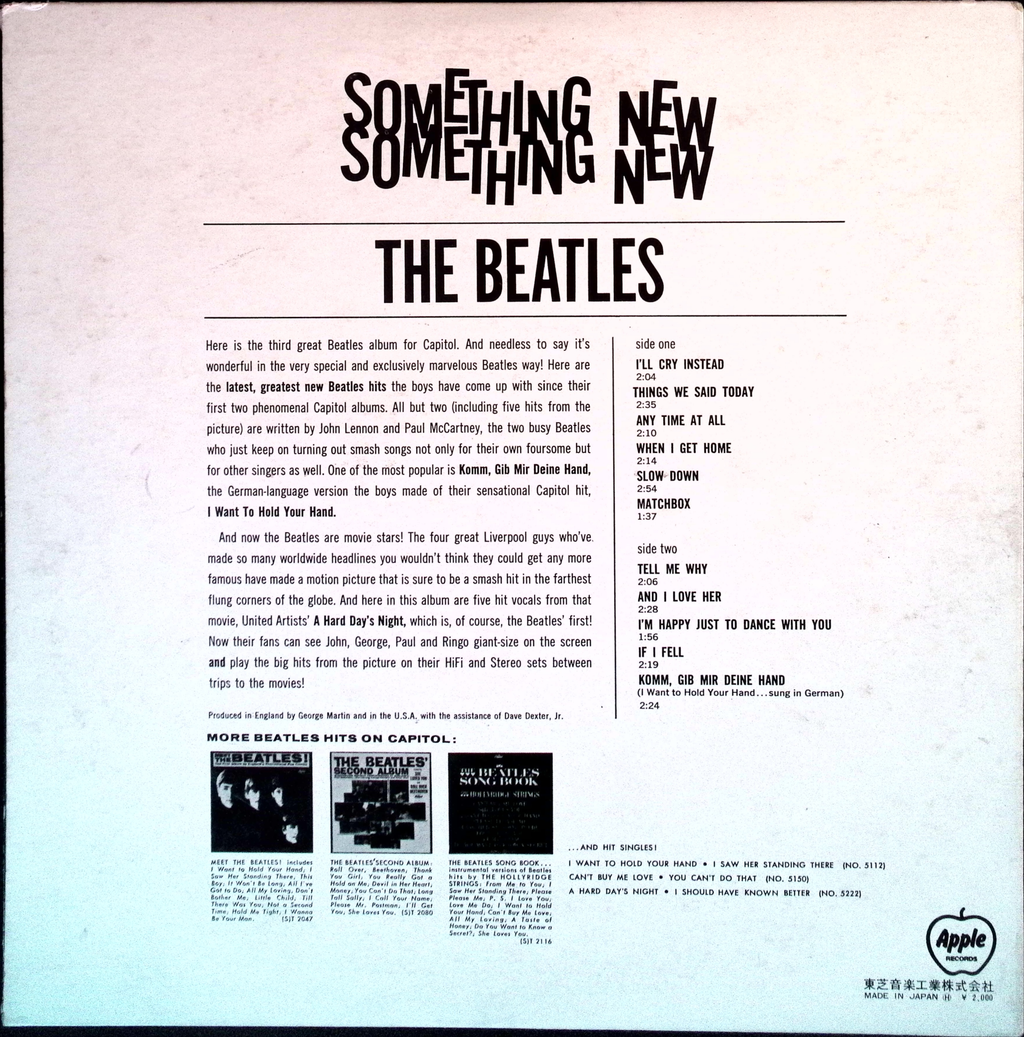 The Beatles - Something New (Japan)