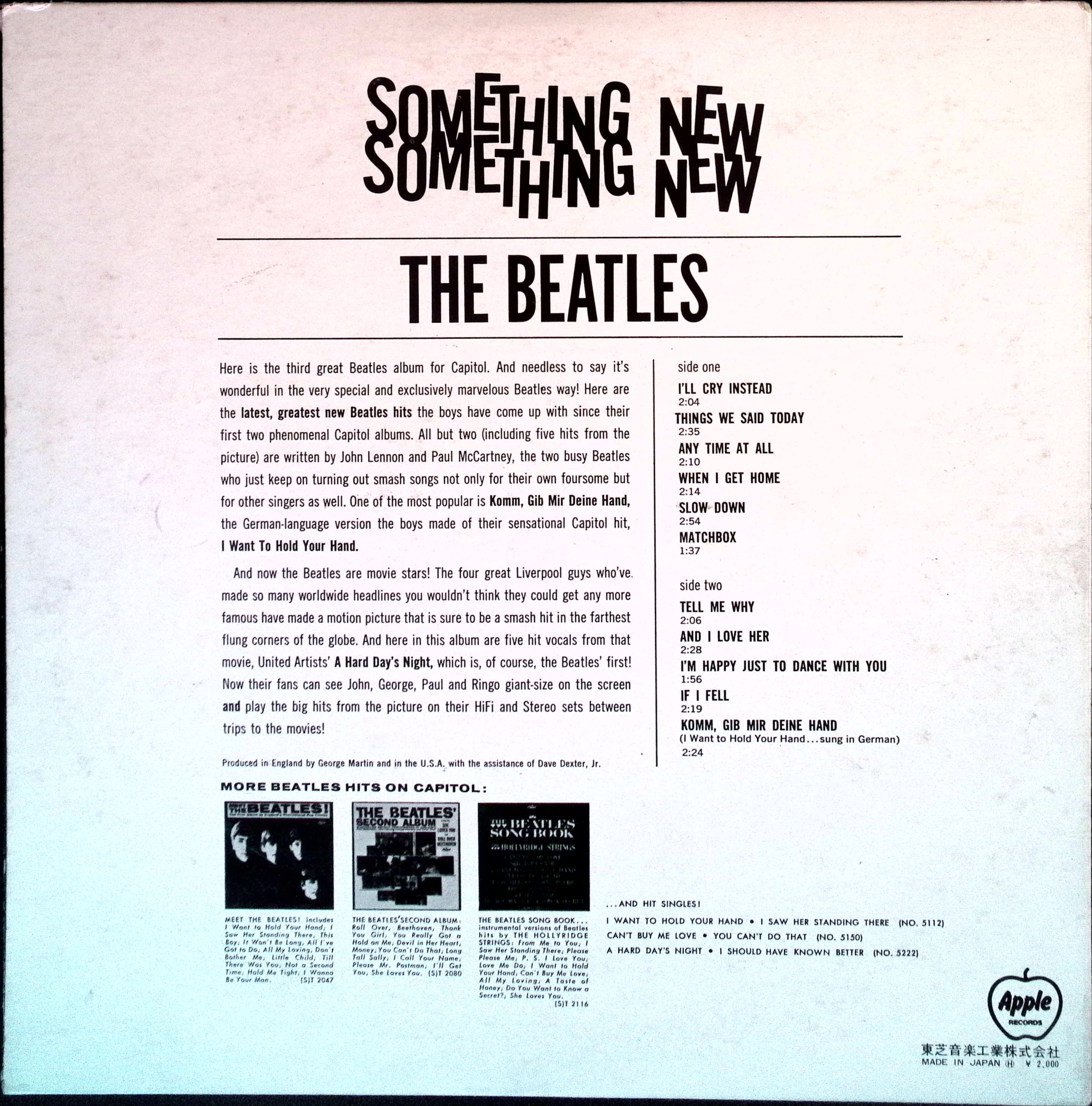 The Beatles - Something New (Japan)