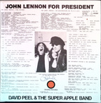 David Peel & The Super Apple Band - John Lennon For President (USA)