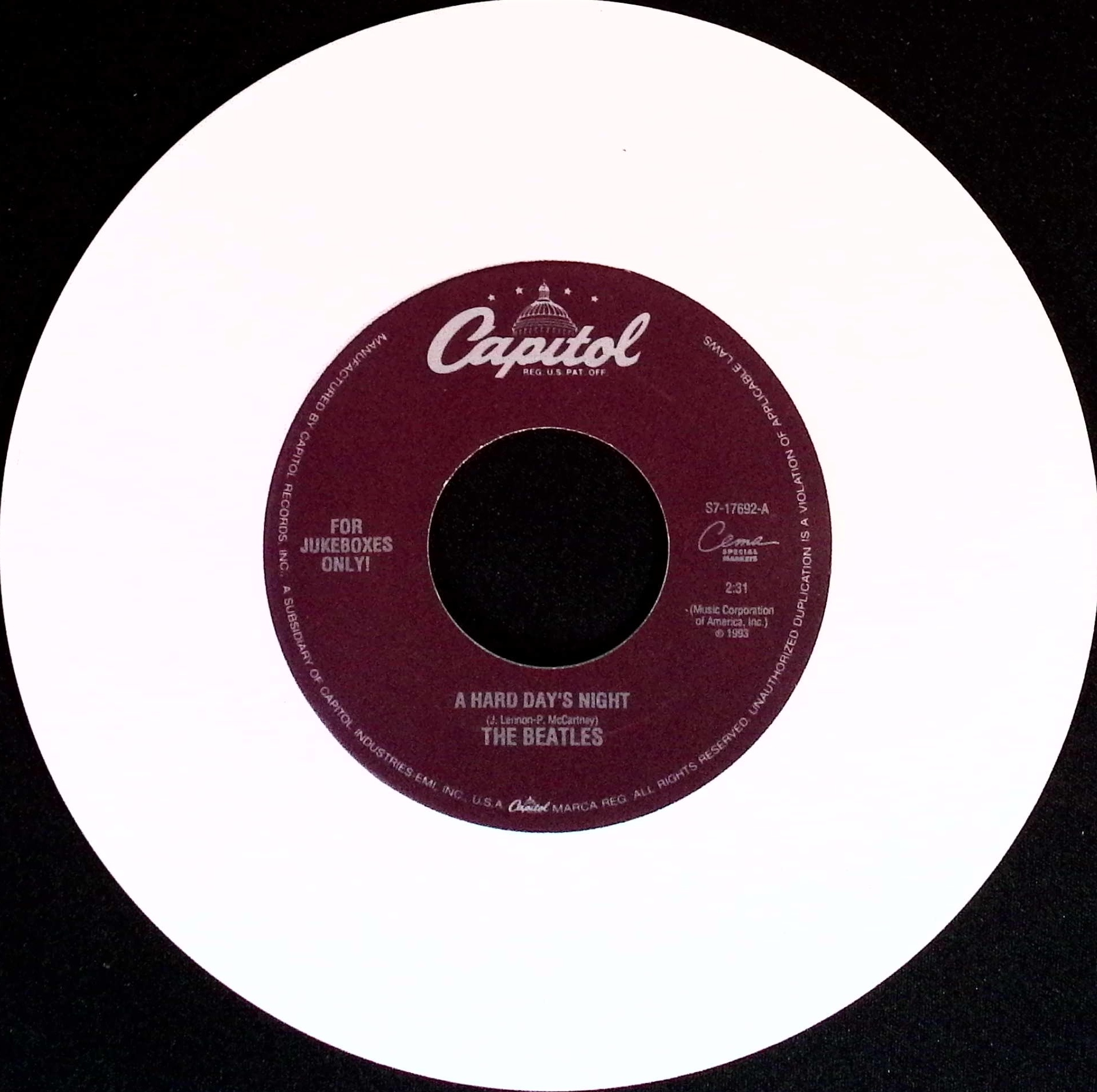 The Beatles - A Hard Day's Night / Things We Said Today (USA)