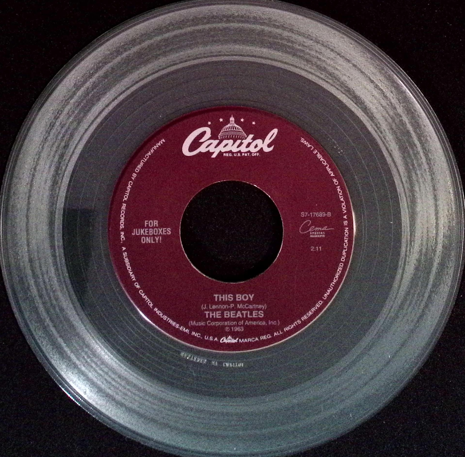 The Beatles - I Want to Hold Your Hand / This Boy (USA)