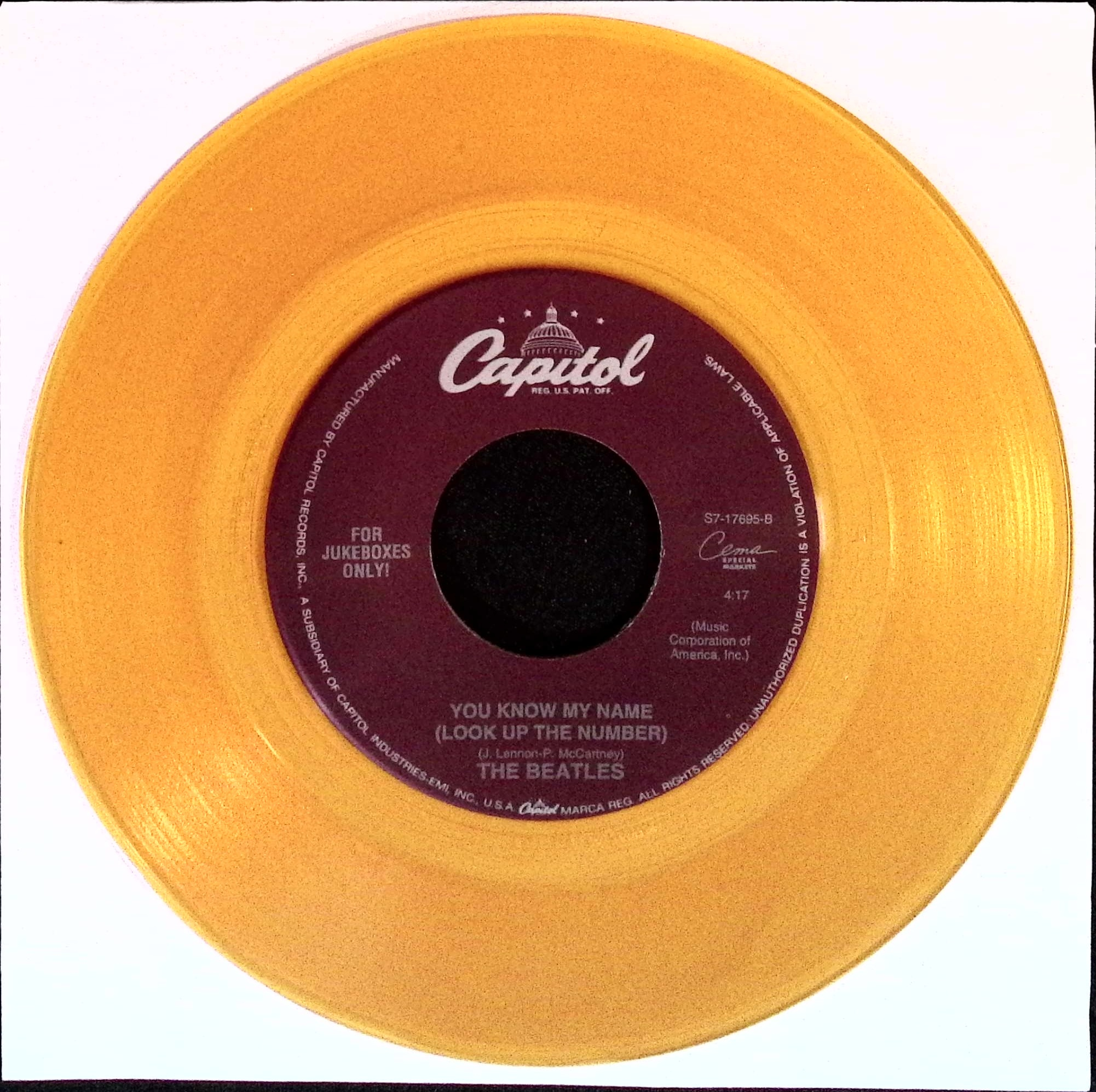 The Beatles - Let It Be / You Know My Name (USA)