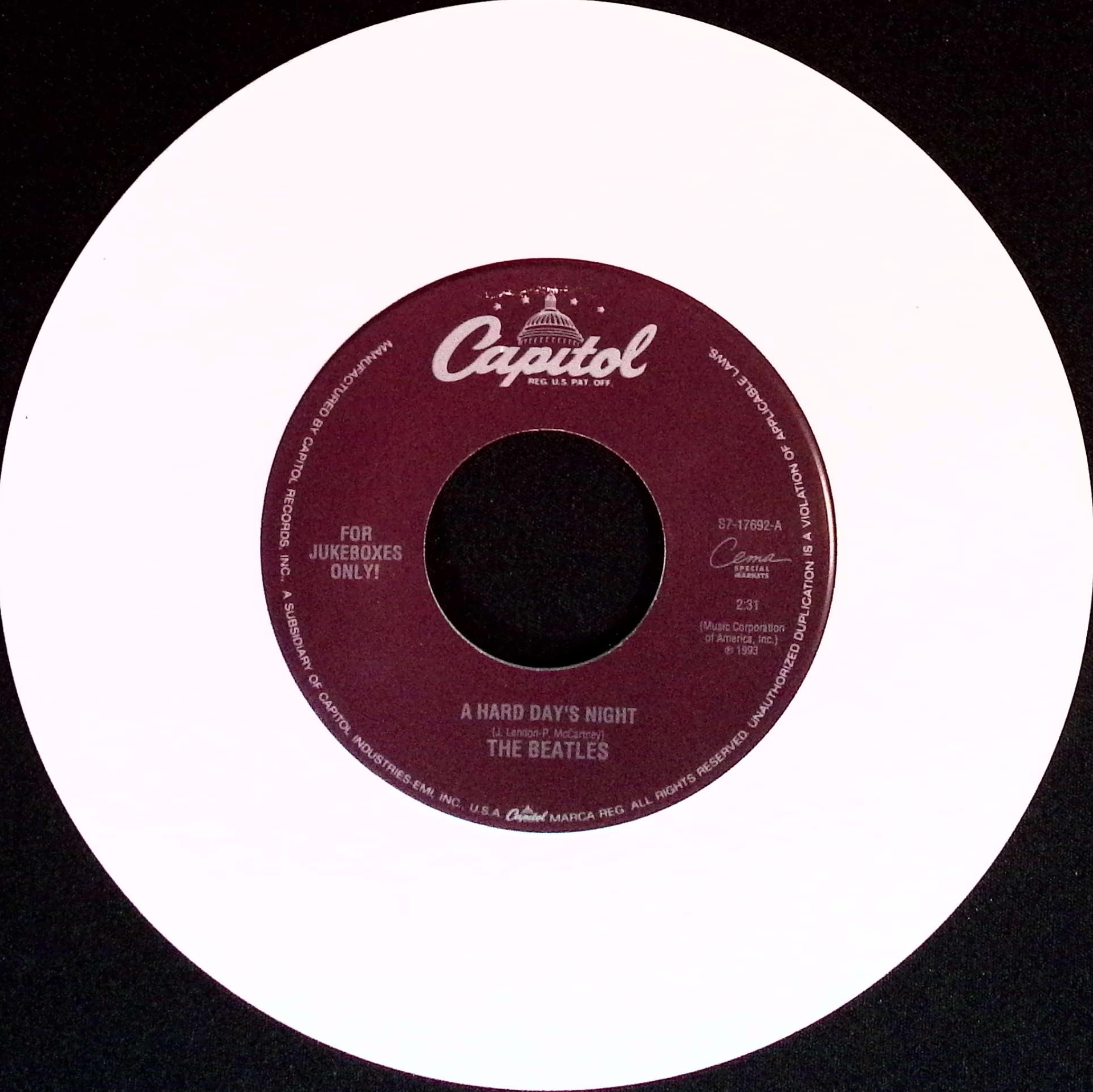 The Beatles - A Hard Day's Night / Things We Said Today (USA)