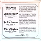 Mary Hopkin / Jackie Lomax / James Taylor / The Iveys - Wall's Ice Cream (UK)