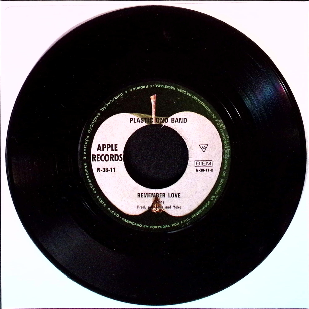 John Lennon - Give Peace A Chance / Remember Love (Portugal)