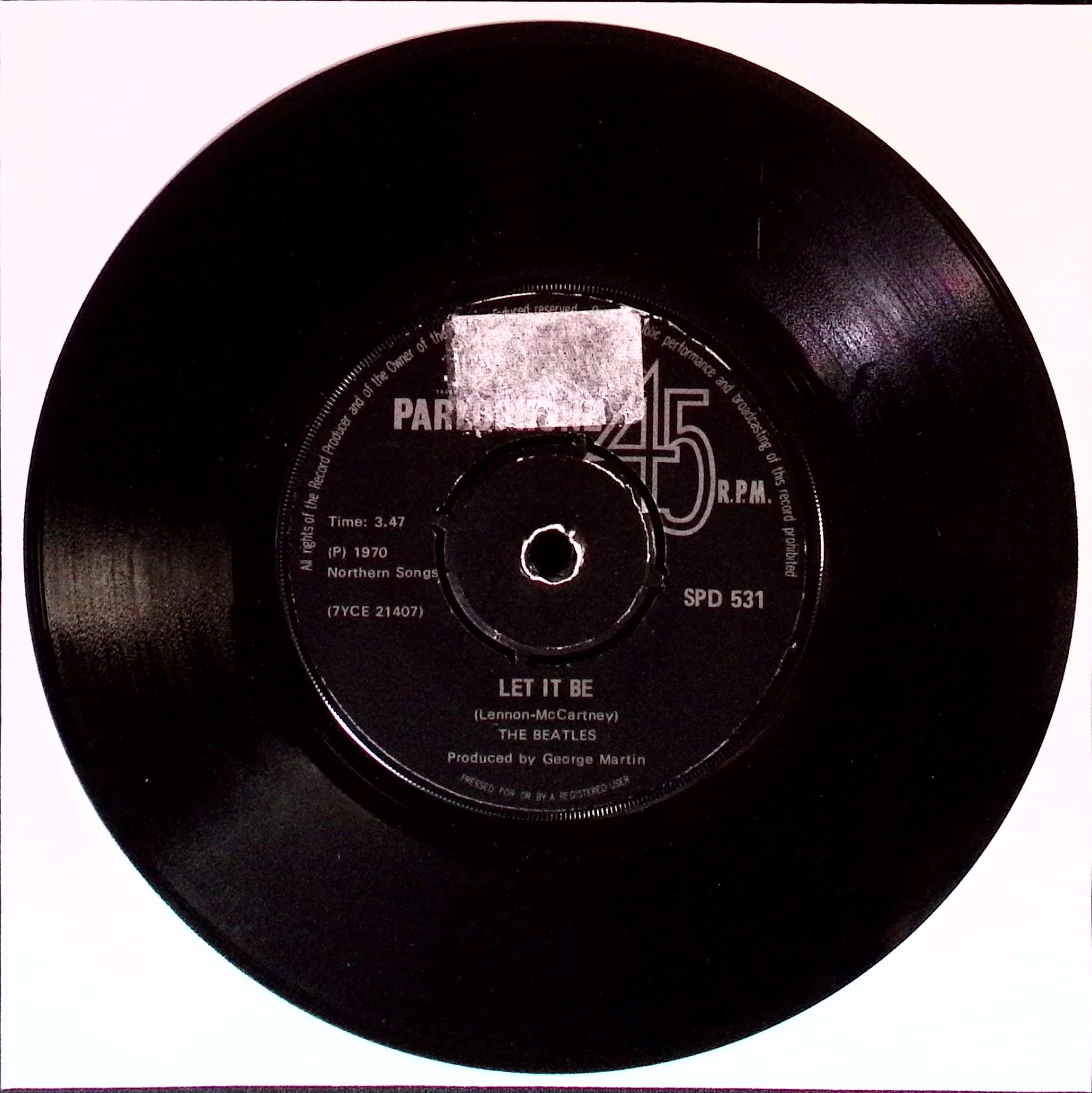 The Beatles - Let It Be / You Know My Name (South Africa)