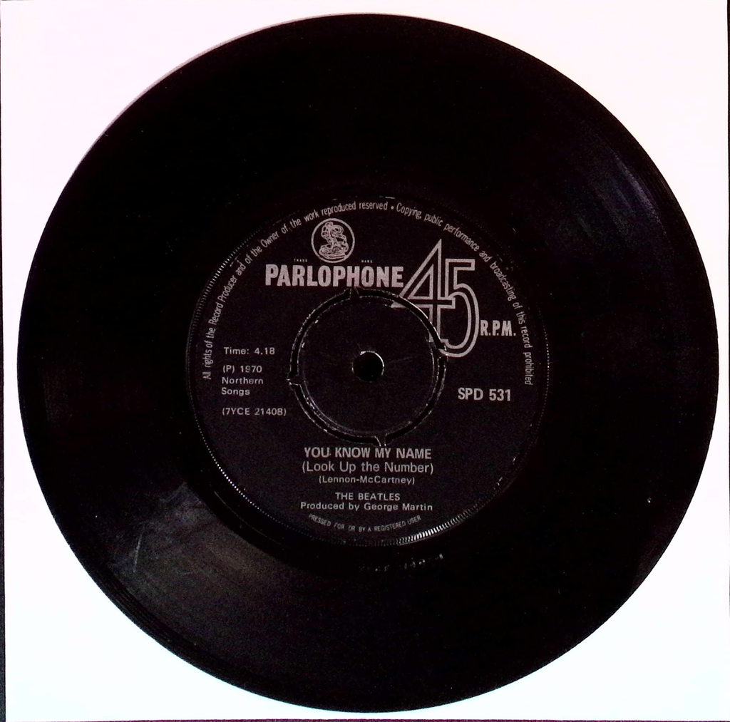 The Beatles - Let It Be / You Know My Name (South Africa)