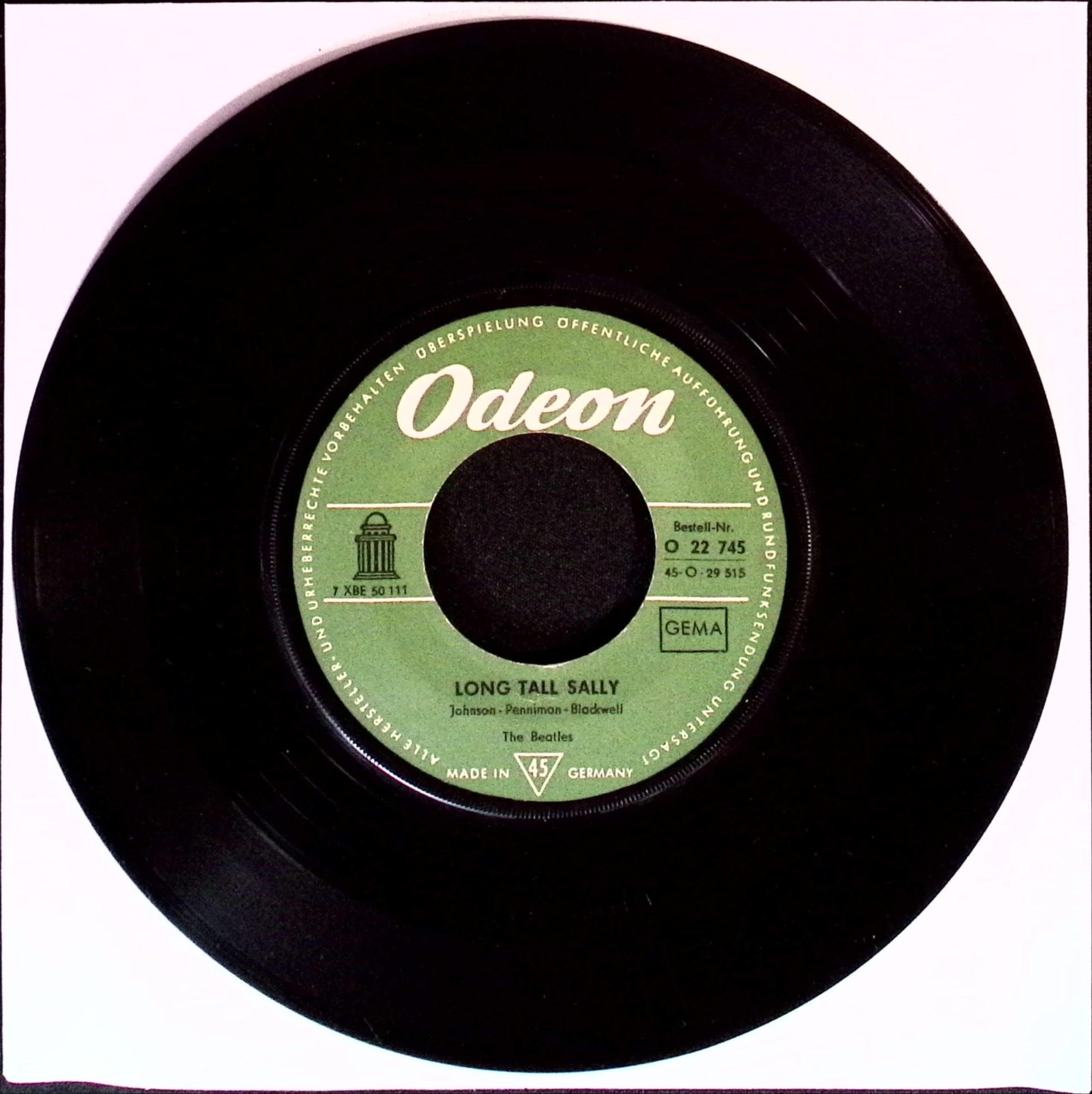 The Beatles - Long Tall Sally / I Call Your Name (Germany)