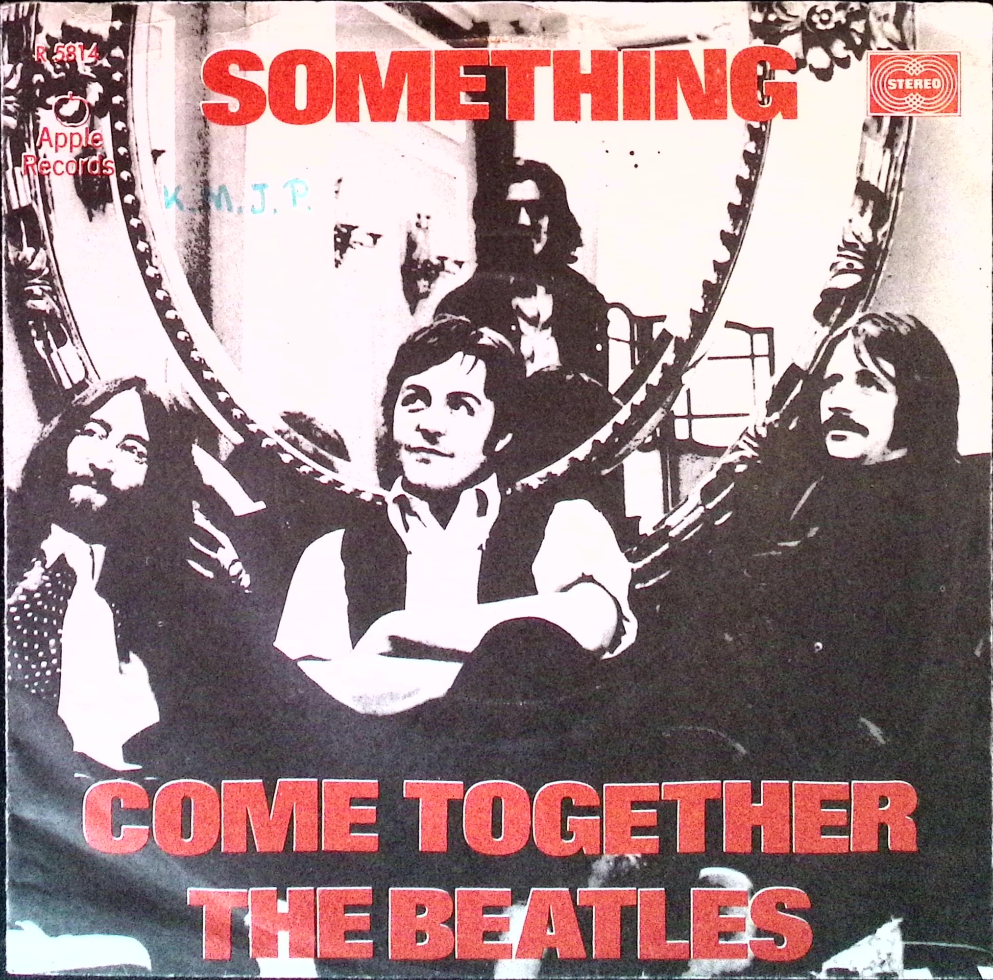 The Beatles - Something / Come Together (Denmark)
