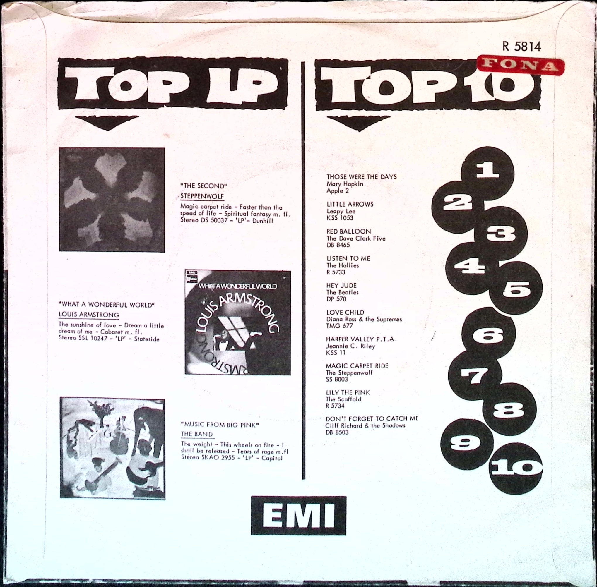 The Beatles - Something / Come Together (Denmark)