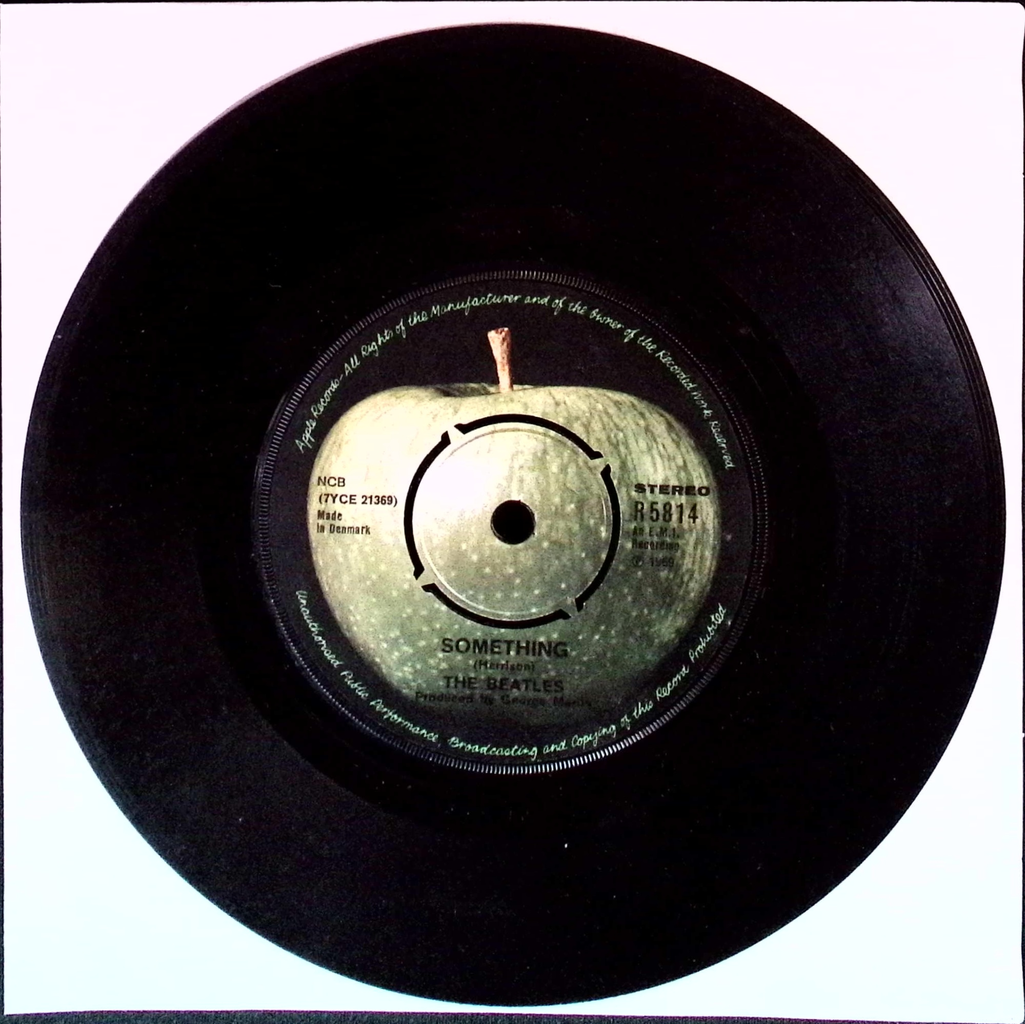 The Beatles - Something / Come Together (Denmark)