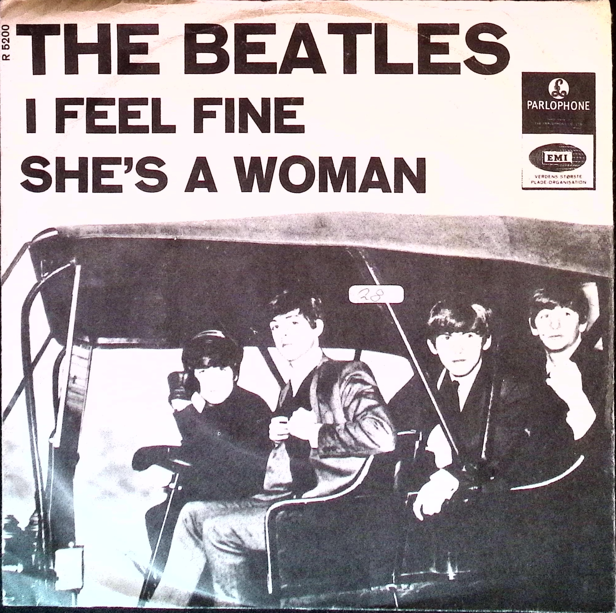 The Beatles - I Feel Fine / She's A Woman (Denmark)