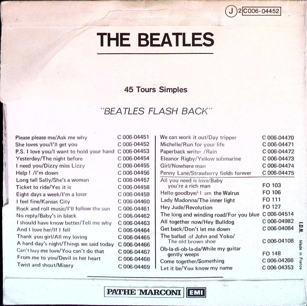 The Beatles - She Loves you / I'll Get You (France)