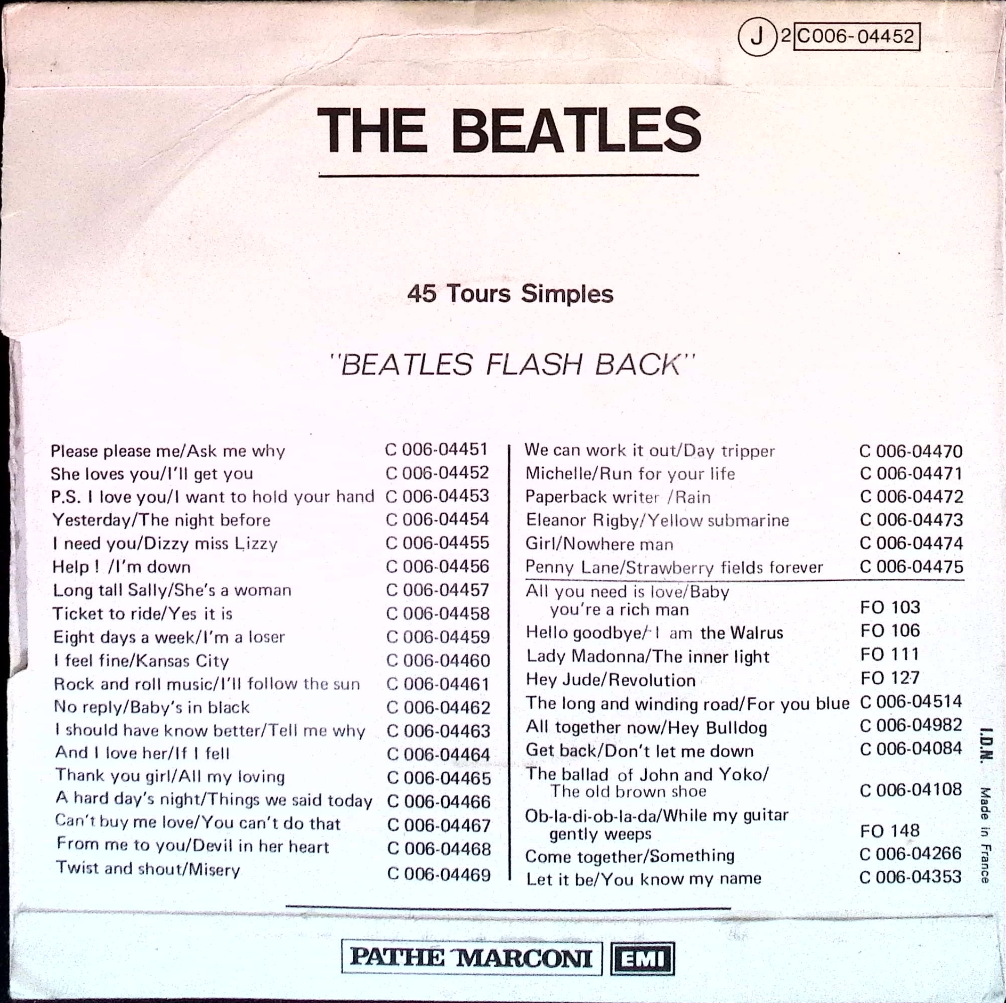 The Beatles - She Loves you / I'll Get You (France)