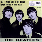 The Beatles - All You Need Is Love / Baby You're A Rich Man (Belgium)