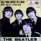 The Beatles - All You Need Is Love / Baby You're A Rich Man (Belgium)