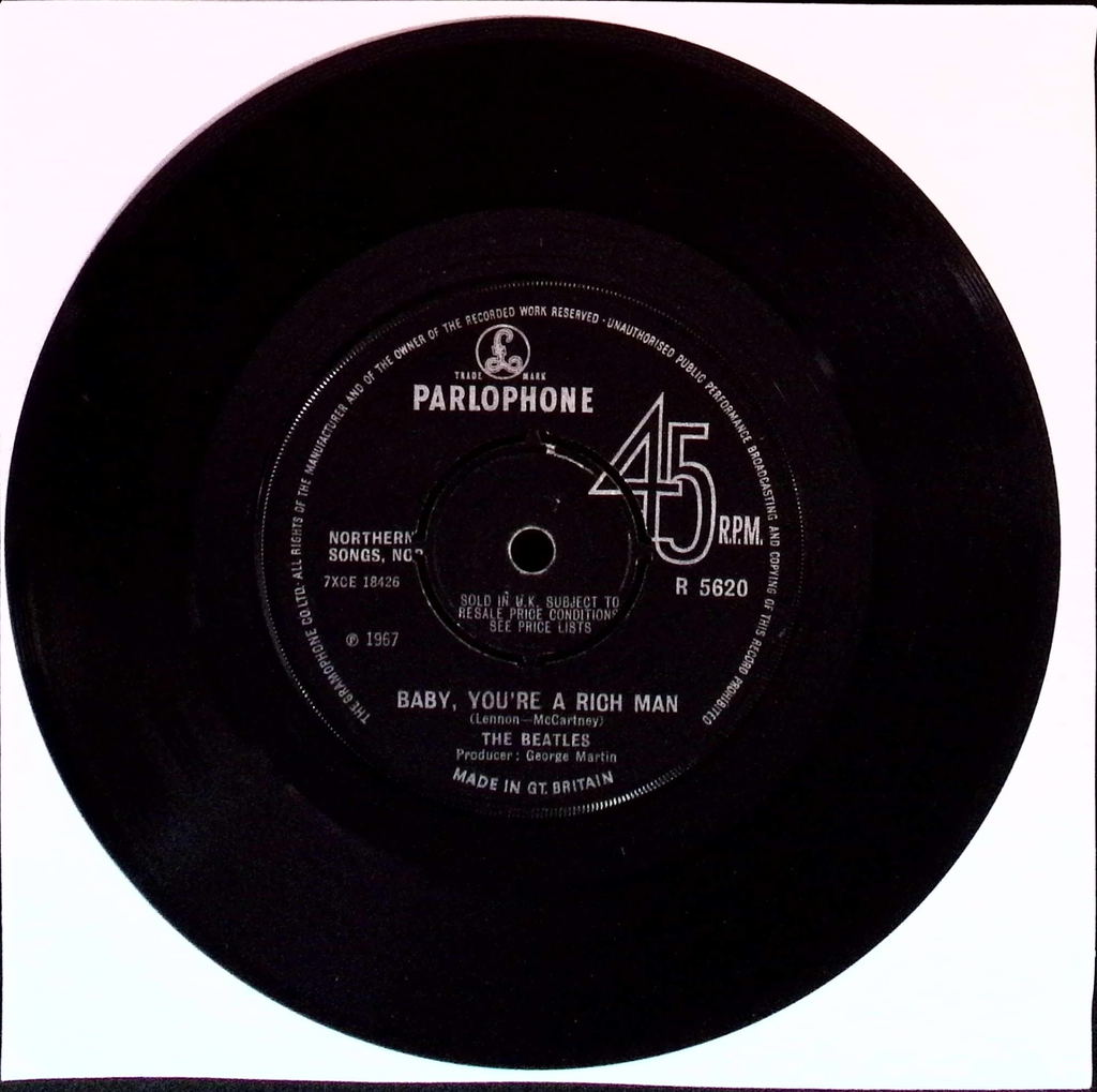 The Beatles - All You Need Is Love / Baby You're A Rich Man (Belgium)