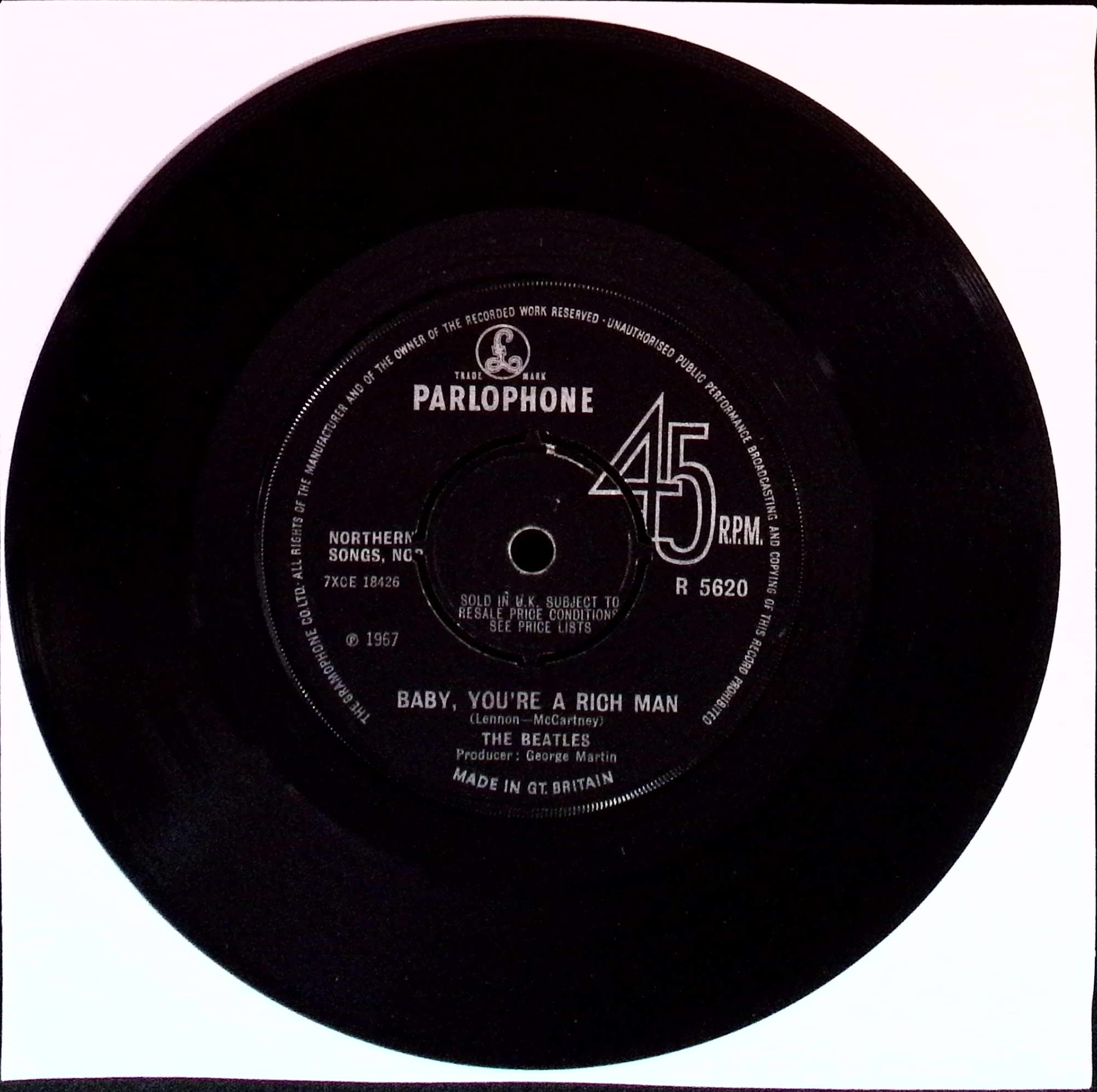 The Beatles - All You Need Is Love / Baby You're A Rich Man (Belgium)