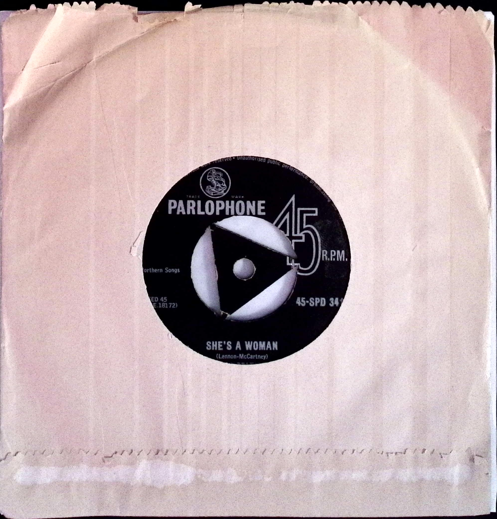 The Beatles - I Feel Fine / She's A Woman (South Rhodesia)