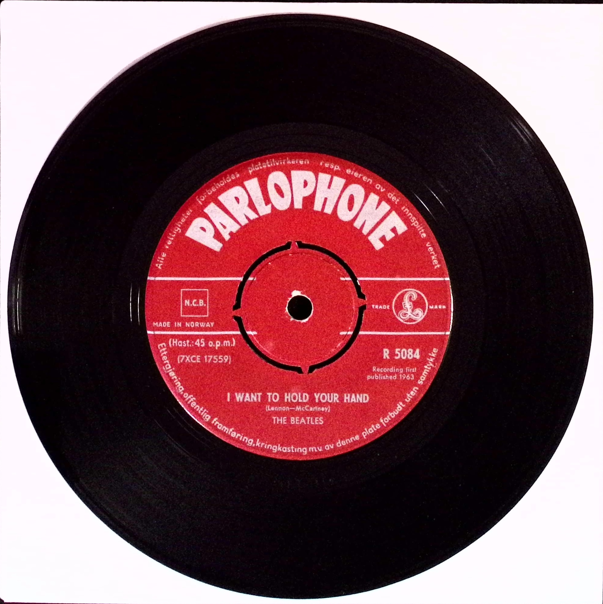 The Beatles  - I Want To Hold Your Hand / This Boy (Norway)