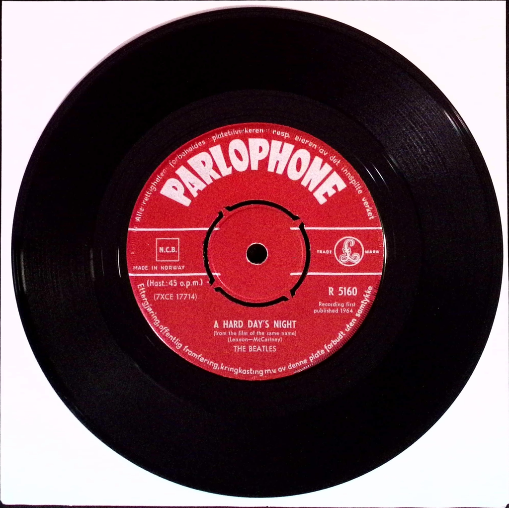 The Beatles - A Hard Day's Night / Things We Said Today (Norway)