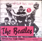 The Beatles - A Hard Day's Night / Things We Said Today (Norway)