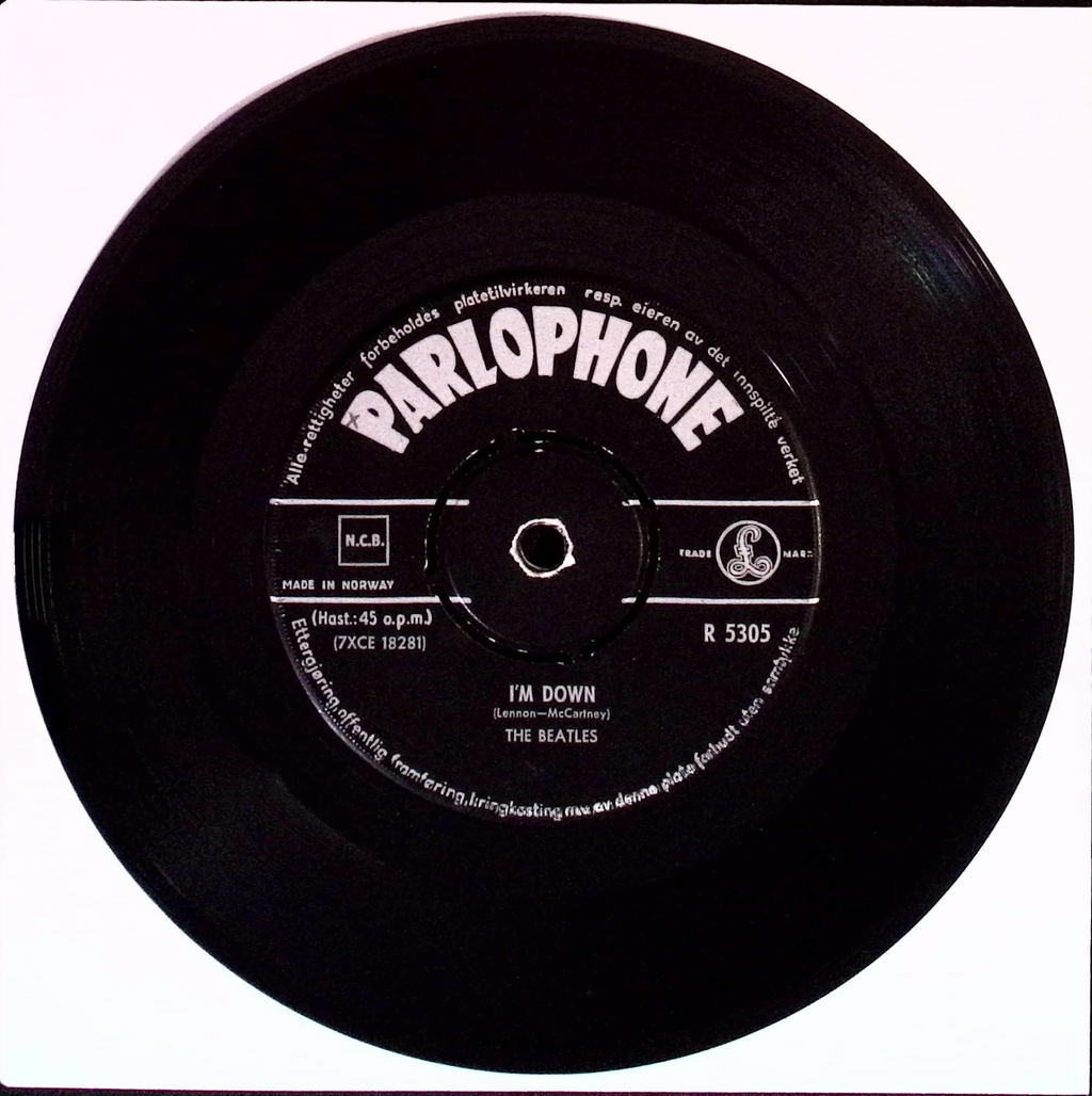 The Beatles - Help! / I'm down (Norway)