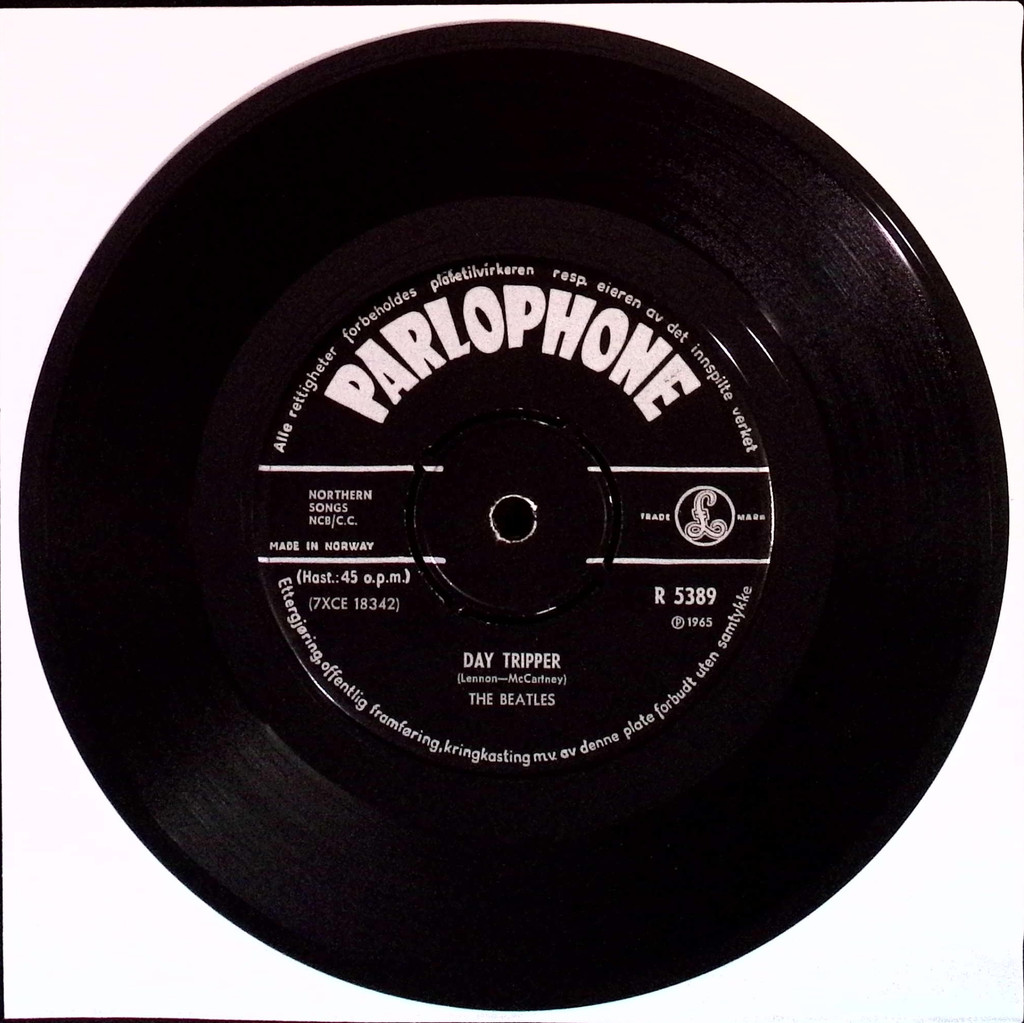 The Beatles - We Can Work It Out / Day Tripper (Norway)