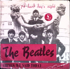 The Beatles - A Hard Day's Night / Things We Said Today (Norway)